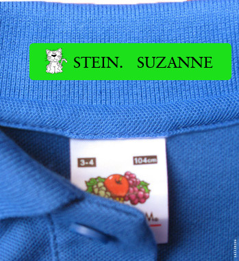 étiquette Lavable Tissu Enfant Marquer Vêtement Thermocollantes