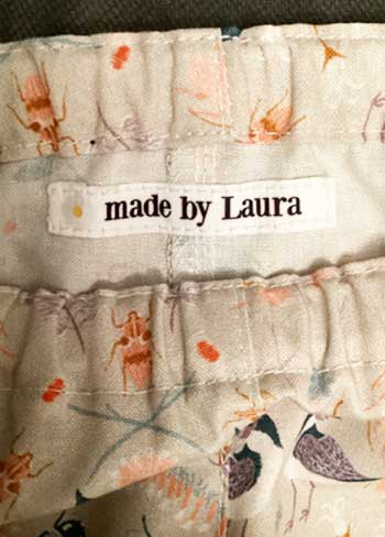 48 Étiquettes à Coudre | Étiquettes en Tissu Logo | Étiquettes Vêtements