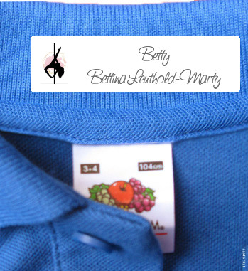 48 Étiquettes Thermocollante | Étiquettes pour marquer les vêtements