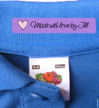 48 Étiquettes Thermocollante | Étiquettes pour marquer les vêtements