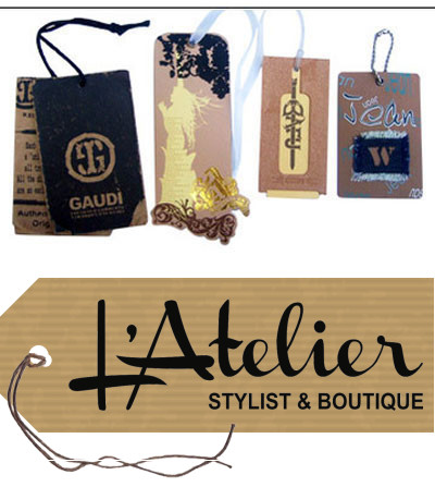 Étiquettes Kraft Personnalisées avec Logo | Étiquettes Suspendues en Papier Kraft